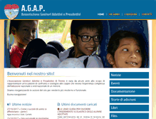 Tablet Screenshot of agap-trento.org